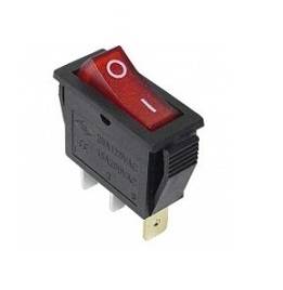 15A 250V Illuminated ON-OFF Rocker Switch, Red KCD4-103 MK111