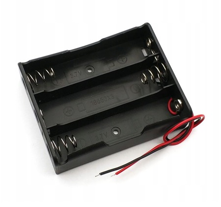 3S 3x 18650 Li-Ion 11.1V Battery Holder with Wires